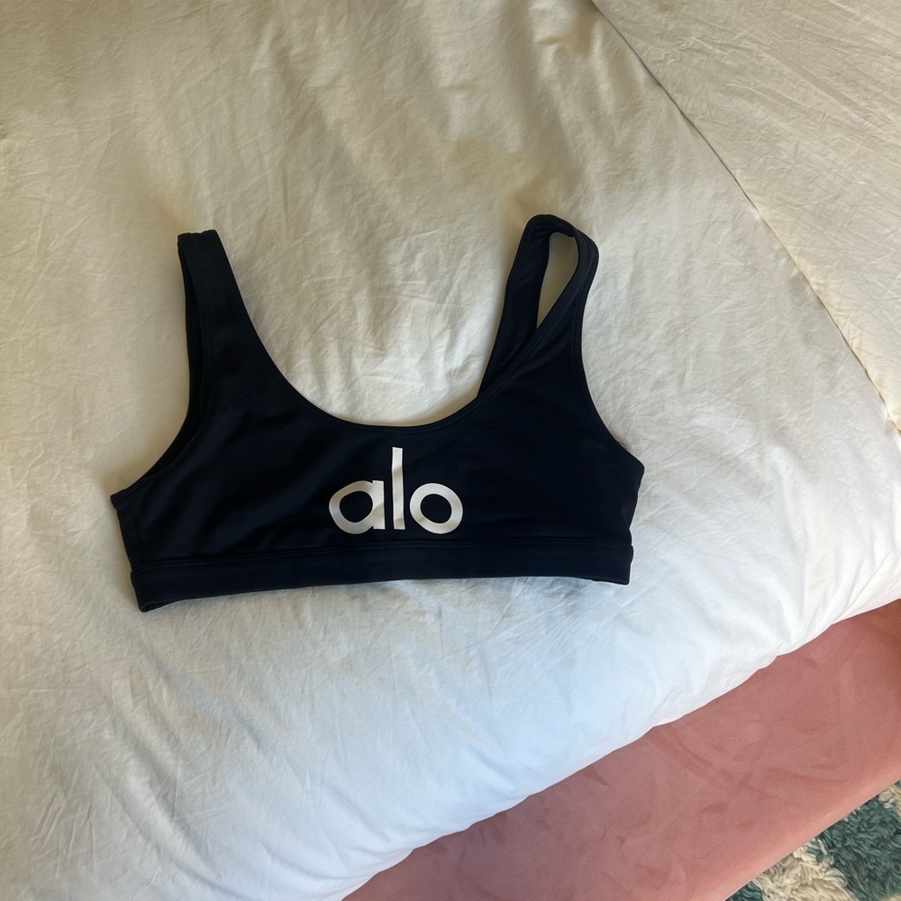 ALO Yoga Ambient Logo Bra